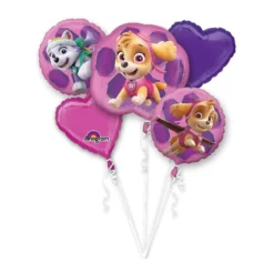 Bouquet de Globos Patrulla Canina 5 Ud