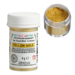 Brillo Comestible Amarillo Oro 4 gr - Sugarflair