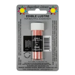 Brillo Comestible Rosa 7 ml Sugarflair