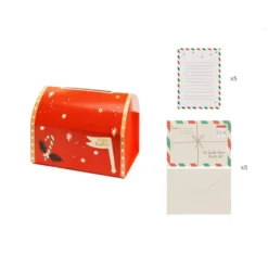 Buzón de Cartón para Cartas Papá Noel 22 cm