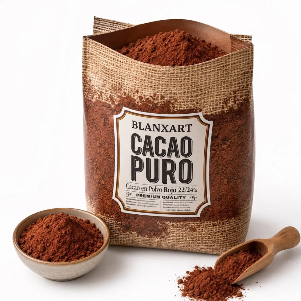 Cacao Puro en Polvo Alcalinizado 22 - 24 % - 1 Kg - Blanxart