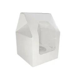 Caja para 1 Cupcake Color Blanco
