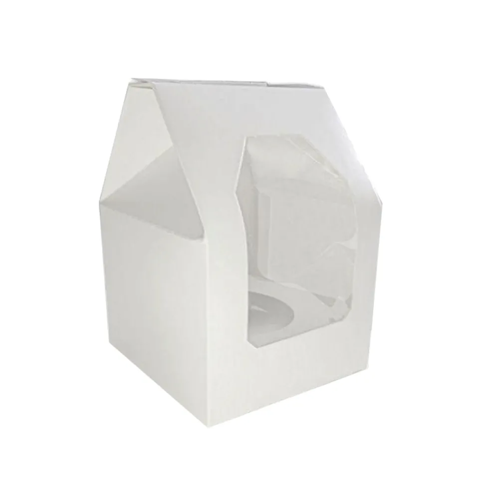 Caja para 1 Cupcake Color Blanco