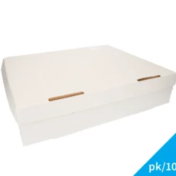 Caja para 24 Cupcakes Blanca 10 ud - Funcakes
