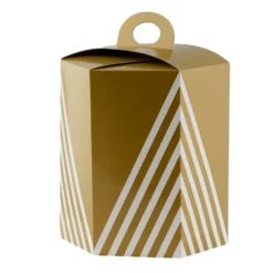 Caja para Panettone Hexagonal 23 x 27 cm de alto