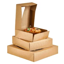 Caja para Roscón de Reyes Kraft - 40 x 8 cm