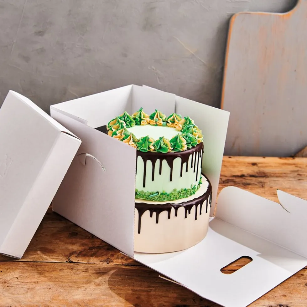 Caja para Tarta 25,5 cm x 25,5 cm x 25 cm