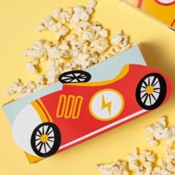 Cajas de Papel para Snacks Coches 3 ud - Partydeco