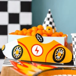 Cajas de Papel para Snacks Coches 3 ud - Partydeco