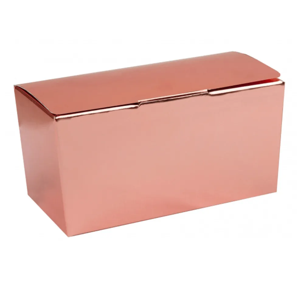 Cajas Medianas para Bombones Oro Rosado 25 ud