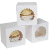 Cajas para 1 Cupcake Blanca 3 ud