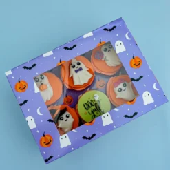 Cajas para 6 Cupcakes Fright Night - 2 uds