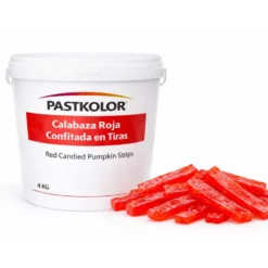 Calabaza Roja Confitada en Tiras 4 Kg