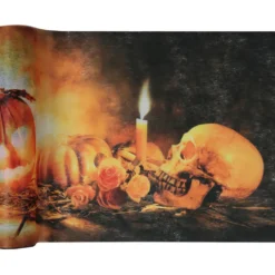 Camino de Mesa Skull&Pumpkin