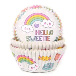 Capsulas Cupcake Arcoiris 50 ud - House of Marie