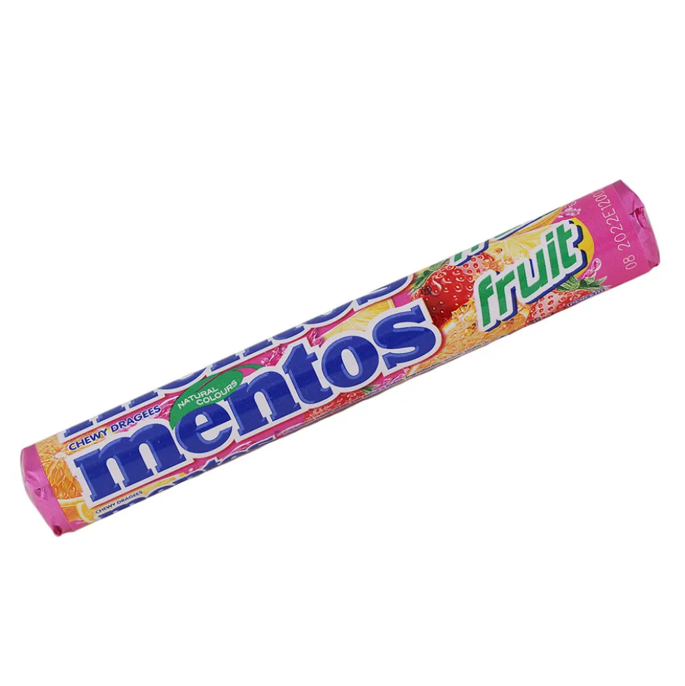 Caramelos Masticables Mentos Frutal 38 gr.