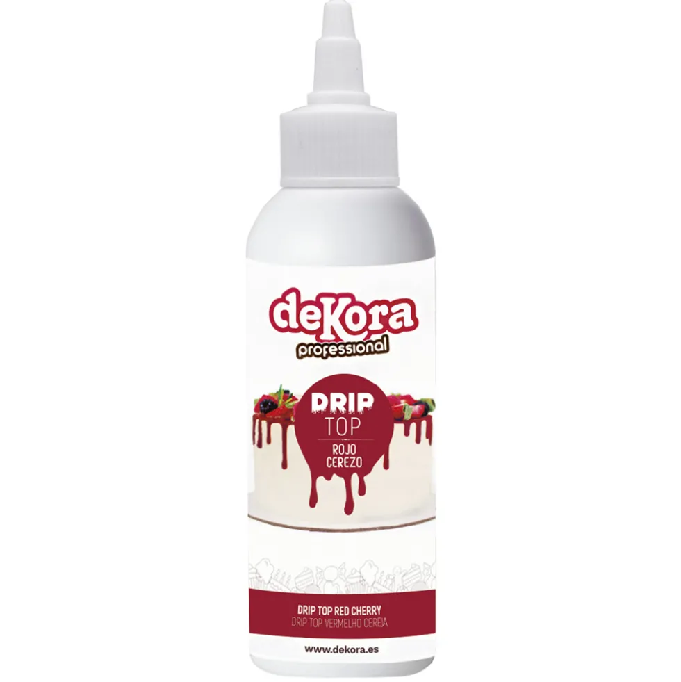 Chocolate Drip color Rojo Cerezo 180 gr