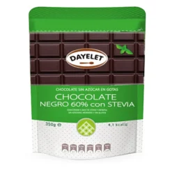 Chocolate Negro de Cobertura con Stevia 350 g