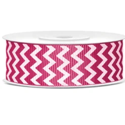 Cinta Chevron Rosa Oscuro