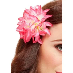 Clip para el Pelo Flor Hawaiana Rosa