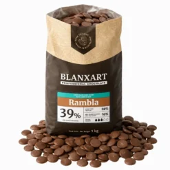 Cobertura de Chocolate con Leche Rambla 39 % - 1 Kg - Blanxart