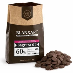 Cobertura de Chocolate Negro Sin Azúcar Añadido 1 kg - Blanxart