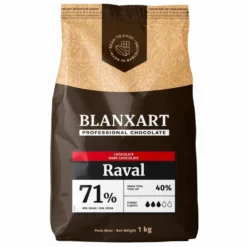 Cobertura de Chocolate Negro Raval 71 % - 1 Kg - Blanxart