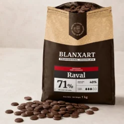 Cobertura de Chocolate Negro Raval 71 % - 1 Kg - Blanxart