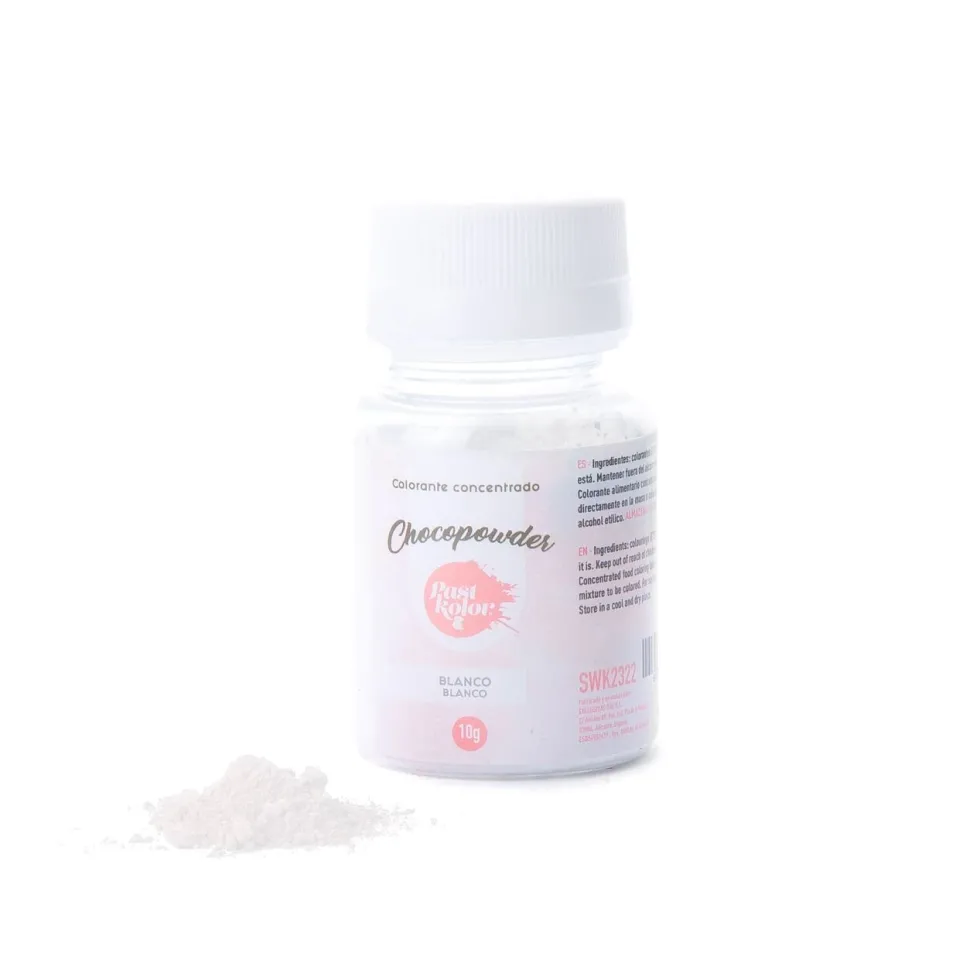 Colorante en Polvo Chocopowder - Blanco 10 gr