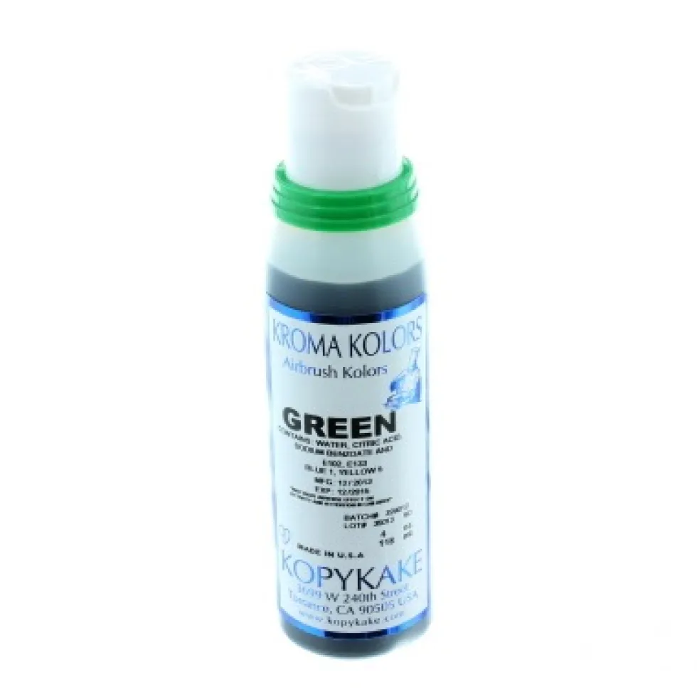 Colorante para aerógrafo Kopykake Verde 118 ml