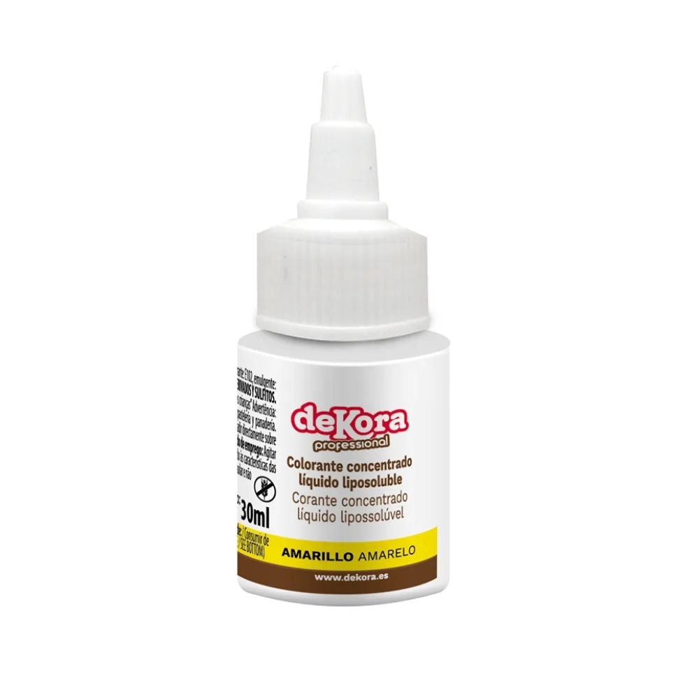 Colorante para Chocolate Amarillo 30 ml - DEKORA