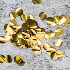 Confeti Círculos Dorados 15 gr