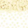 Confeti de Papel Círculo Amarillo Pastel 15 gr