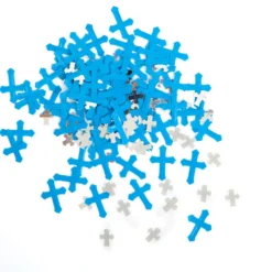 Confetti Cruces Azules y Plateadas