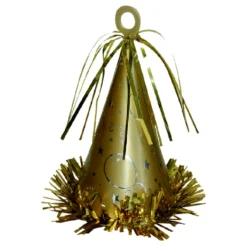 Contrapeso para Globos Gorro Dorado