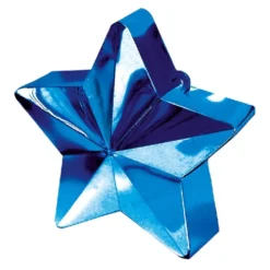 Contrapeso para globos estrella metalizada Azul Real
