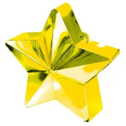 Contrapeso para globos estrella metalizada Dorada