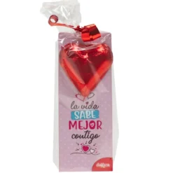 Corazón de Chocolate con Marcapáginas 25 gr