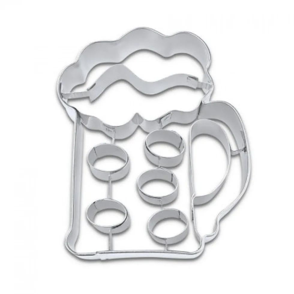 Cortador Jarra de Cerveza 7 cm inox.