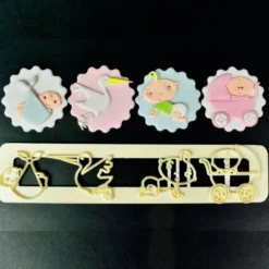 Cortador para fondant y pasta de goma Bebés