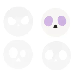 Cortador Calavera 8 cm con 3 Stencils
