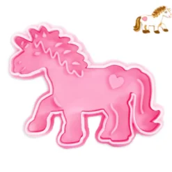 Cortador con Expulsor Unicornio 7 cm