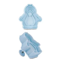 Cortador con Expulsor y Texturizador Pingüino 6 cm