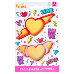 Cortadores para Galletas Corazones 2 ud - Decora