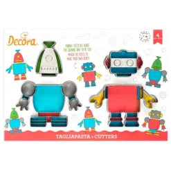 Cortadores para Galletas Robot 4 ud – Decora