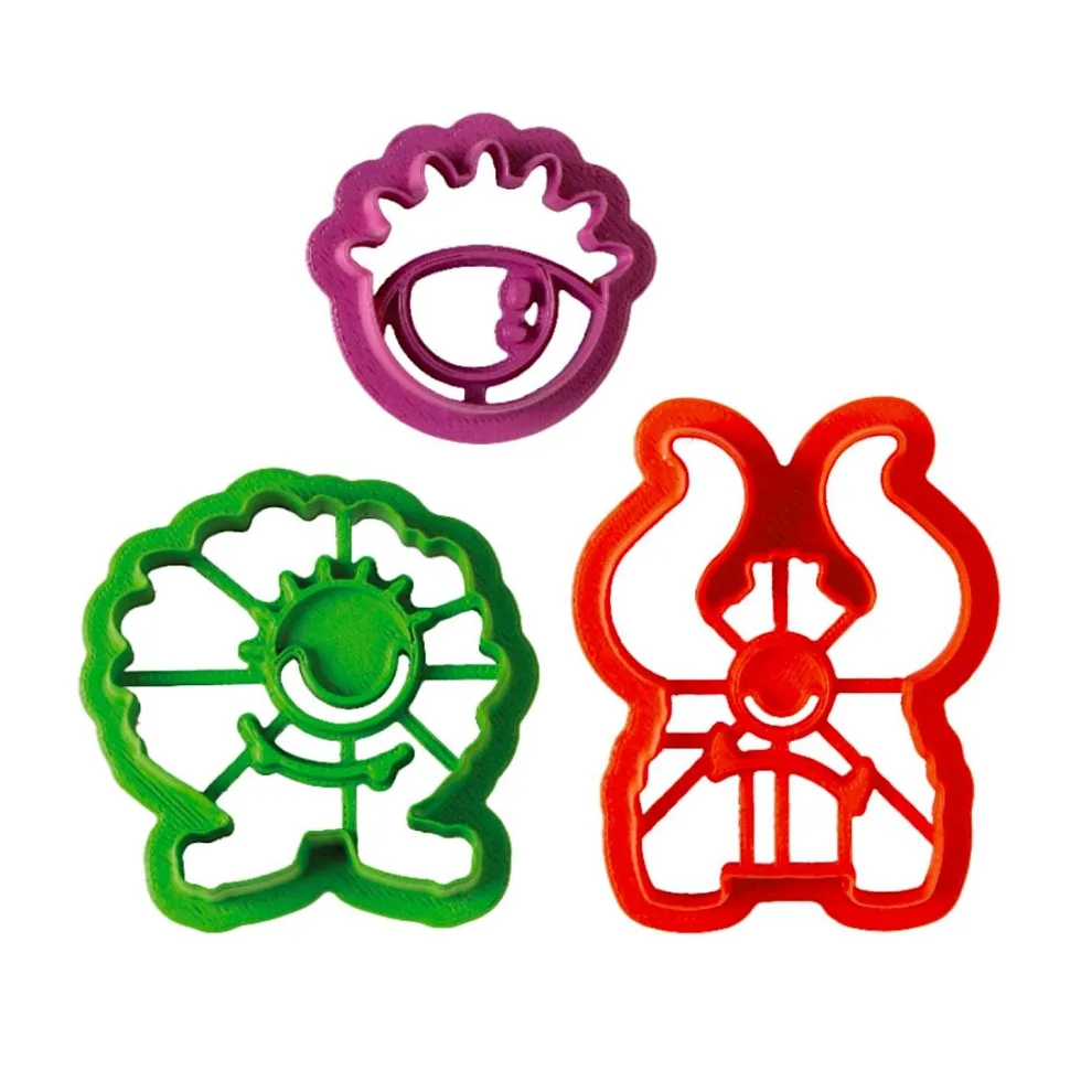 Cortadores para Galletas Monstruos 3 ud - Decora