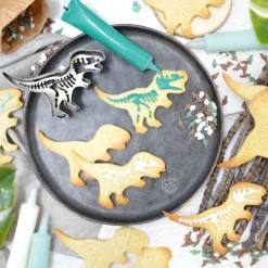 Cortador + Sello para Galletas Dinosaurio - Scrapcooking