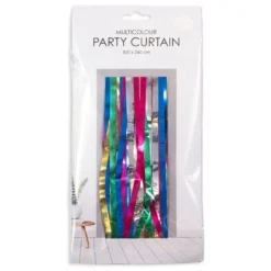 Cortina Decorativa para Fiestas Multicolor Metalizado