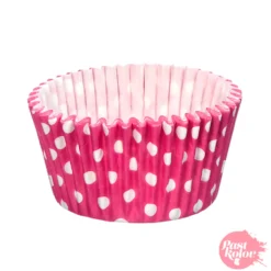 Cápsulas Cupcake Cereza con Lunares - 24 Unidades