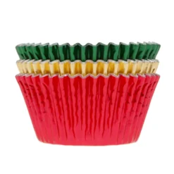 Cápsulas Cupcake Metalizadas Navidad 36 ud - House of Marie